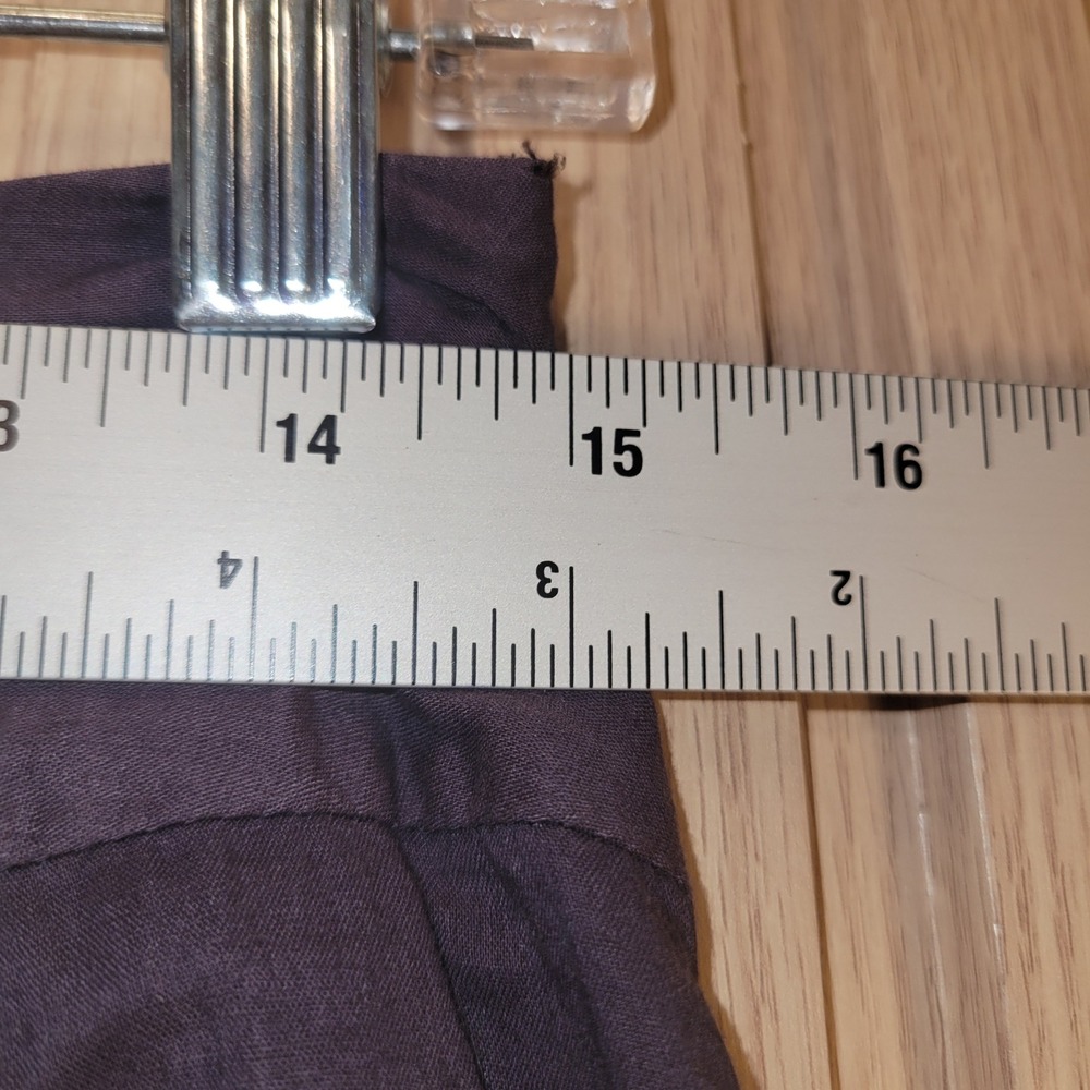 Twenty One Purple Cotton Embroidered Boho Midi Skirt Teal Lace Trim Medium - Picture 5 of 7
